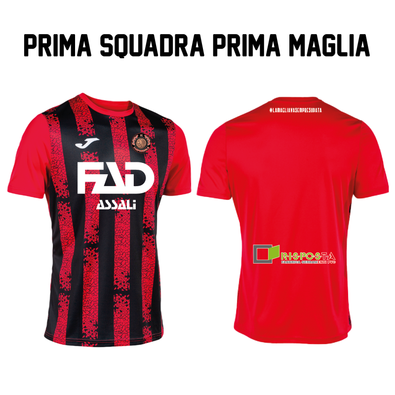 MAGLIA GARA HOME ROSSO/NERA