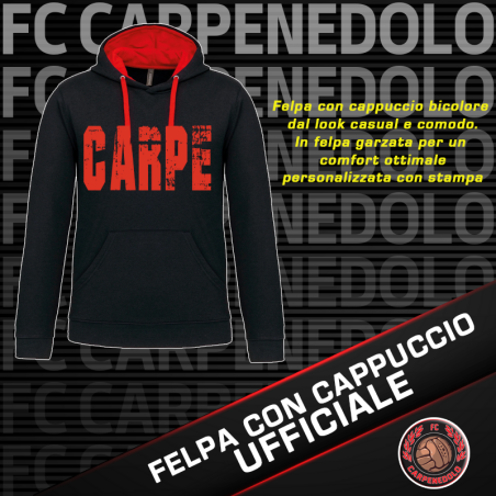 FELPA CON CAPPUCCIO UFFICIALE FC CARPENEDOLO