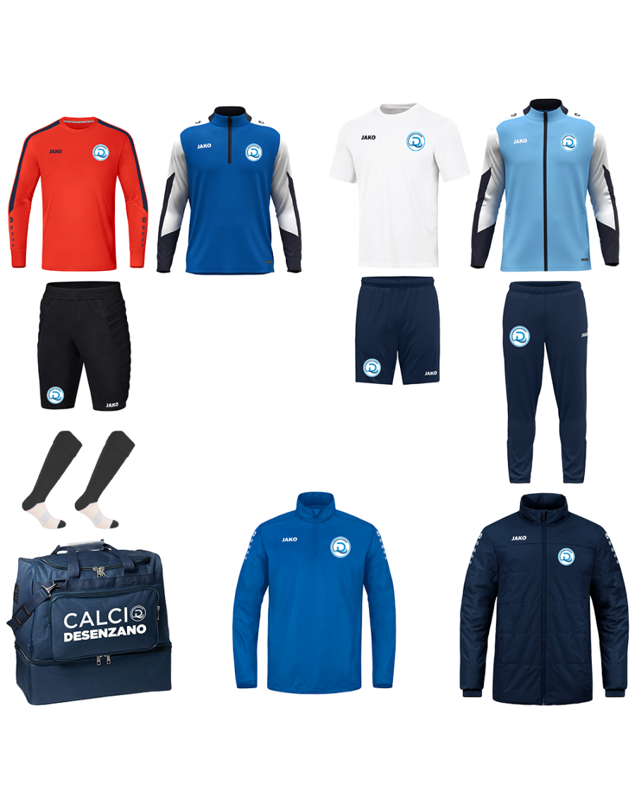 KIT PORTIERE SETTORE GIOVANILE CALCIO DESENZANO